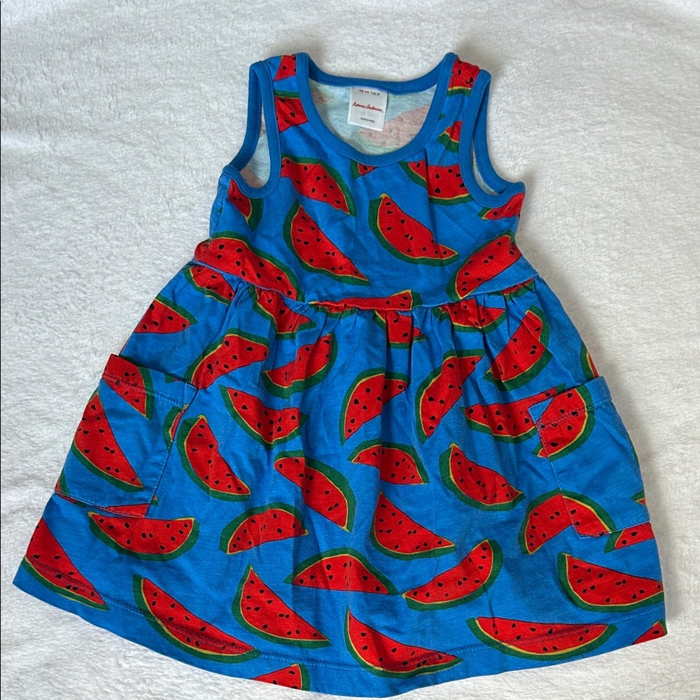 Hanna Andersson Dress with Watermelon Print